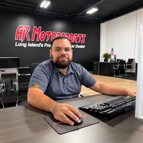 Angelo at AR Motorsports in Bay Shore, NY