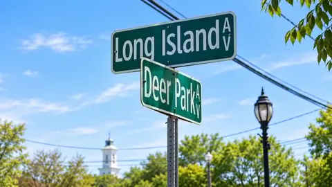 Street view in Deer Park, NY